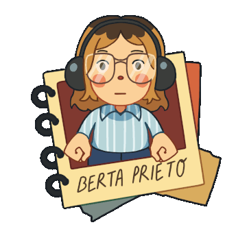 GIF del personaje de Berta Prieto